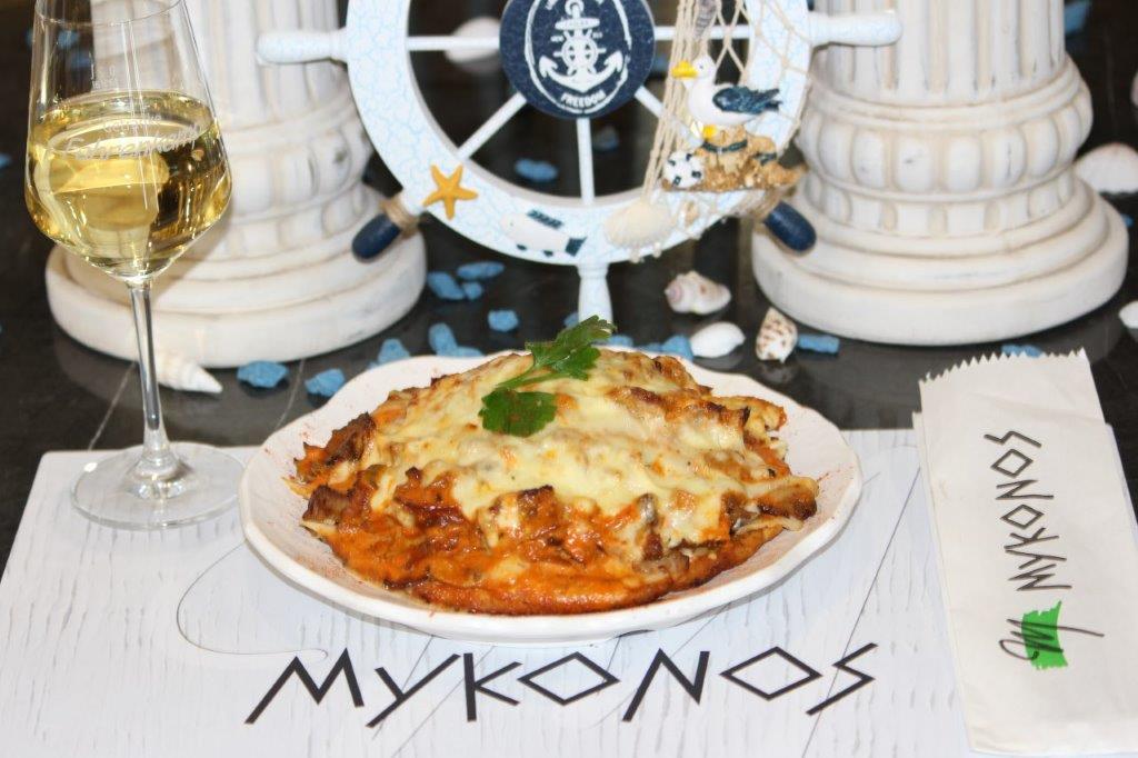 Gyros Pita, überbacken - Mykonos Rinteln